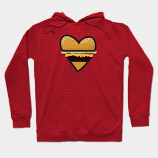 Hamburger love Hoodie